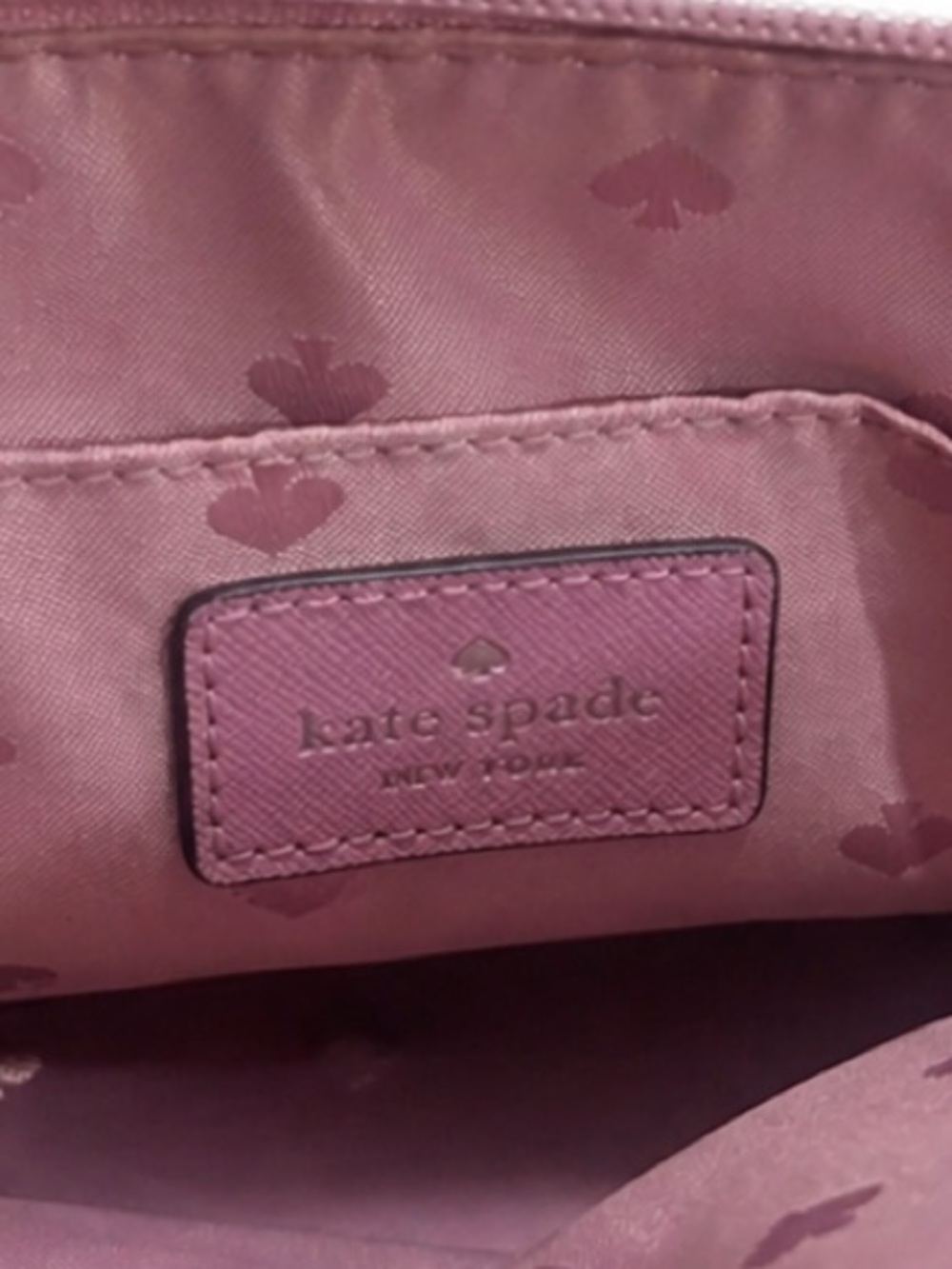 Kate Spade Small Pink Glitter Tote with Crossbody Strap - Picture 6 of 12